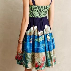 NWT Anthropologie Handpainted Island Dress size 0